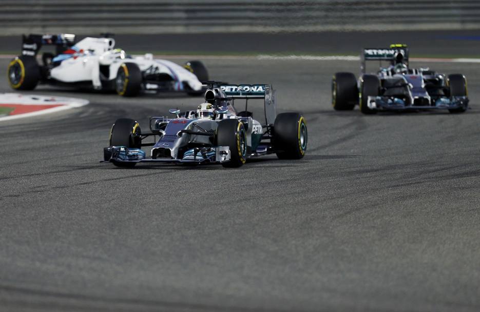 Hamilton e Rosberg sono gi in fuga. Reuters